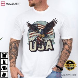 USA Champions Funny Ice Hockey Eagle 2026 T Shirt (1)