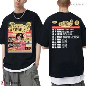 Raye This Tour May Contains New Music 2026 T Shirt (4)