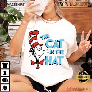 Dr Seuss The Cat In The Hat Character T Shirt (2)