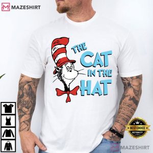 Dr Seuss The Cat In The Hat Character T Shirt (3)