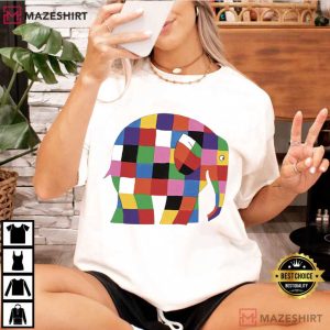 Elephant Animal Lover Elmer Book Day T-Shirt