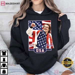 Jack Hughes USA Hockey American Flag T Shirt (4)