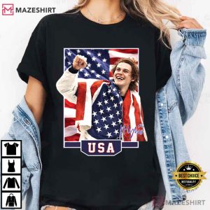 Jack Hughes USA Hockey American Flag T Shirt (3)