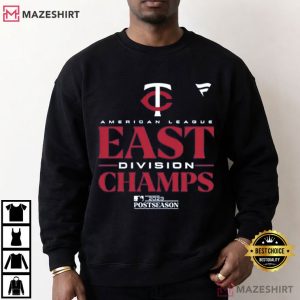 Minnesota Twins 2023 AL Central Division Champions T Shirt (4)