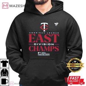 Minnesota Twins 2023 AL Central Division Champions T Shirt (3)