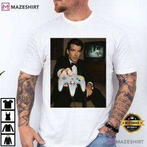 Pierce Brosnan GoldenEye N64 Gaming T Shirt (1)
