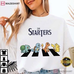 The Starters Pokemon Gaming Anime Lovers T Shirt (4)