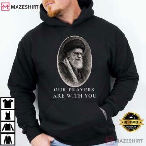 Our Prayers Are With You Peace Message T Shirt (2)