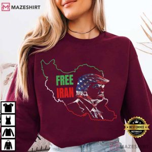 Free Iran Persian Support No War In Iran T Shirt (4)