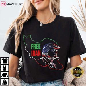 Free Iran Persian Support No War In Iran T-Shirt