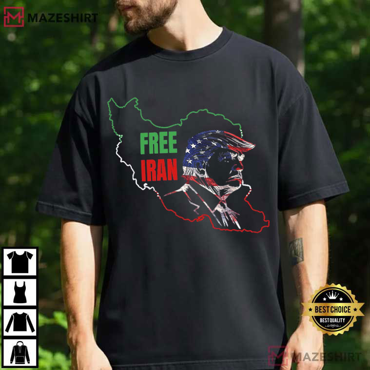 Free Iran Persian Support No War In Iran T-Shirt Free Iran Persian Support No War In Iran T-Shirt