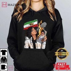 Free Iran Protest Lion And Sun Flag Persian Freedom T Shirt (3)