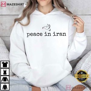Peace In Iran No War With Iran Anti War Political T Shirt (4)