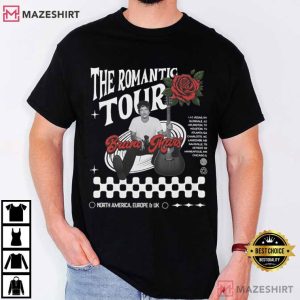 Bruno Mars The Romantic Tour 2026 Fan Merch T Shirt (1)