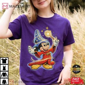 Mickey Fantasia Sorcerer Walt Disney T Shirt (4)