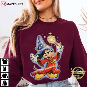 Mickey Fantasia Sorcerer Walt Disney T Shirt (3)