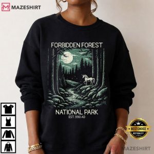 Forbidden Forest National Park Wizard Bookish T Shirt (4)