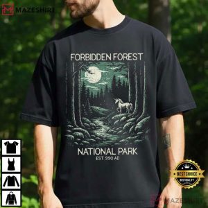 Forbidden Forest National Park Wizard Bookish T Shirt (2)