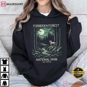 Forbidden Forest National Park Wizard Bookish T Shirt (3)