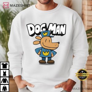 Dog Man Cartoon World Book Day T Shirt (1)