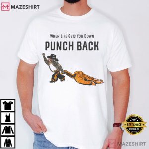 Punch Monkey Animal Western Graphic T-Shirt