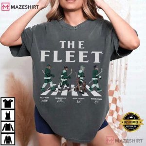 Boston Walking Road Signatures Women Ice Hockey T Shirt (2)