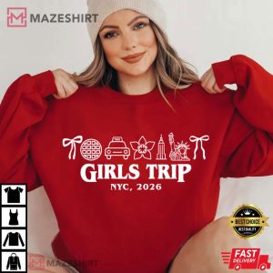 New York City Girls Trip Besties Weekend T Shirt (3)