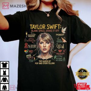 Taylor Swift Queen Of Pop Fan Merch T Shirt (4)