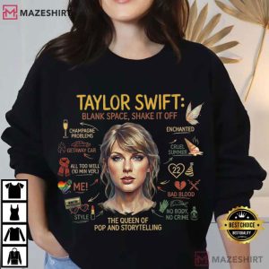 Taylor Swift Queen Of Pop Fan Merch T Shirt (3)
