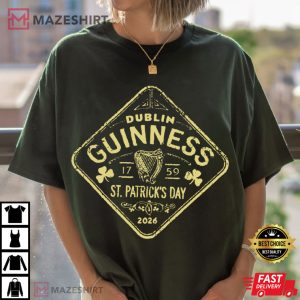 Dublin Beer Vintage Irish St Patrick’s Day 2026 T Shirt (1)