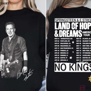Bruce Springsteen No Kings Land Of Hope And Dreams Tour 2026 T Shirt (2)