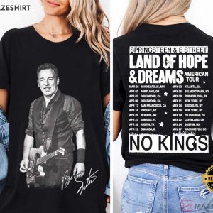 Bruce Springsteen No Kings Land Of Hope And Dreams Tour 2026 T Shirt (3)