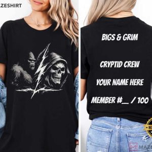 Bigs And Grim Cryptid Crew Custom Name T Shirt (4)