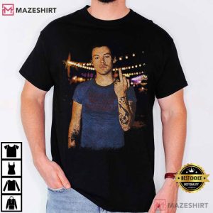 Harry Styles Middle Finger Funny Vintage T Shirt (4)