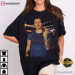 Harry Styles Middle Finger Funny Vintage T-Shirt