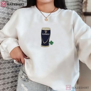 Guinness St Patricks Day Irish Shamrock Embroidered Sweatshirt (3)