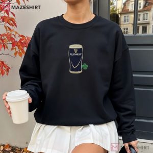 Guinness St Patricks Day Irish Shamrock Embroidered Sweatshirt (2)