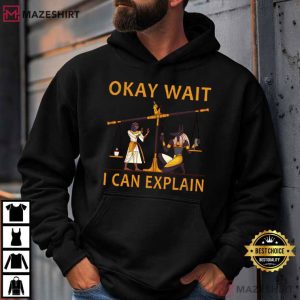 Okay Wait I Can Explain Anubis Egyptian Scale Meme T Shirt (3)
