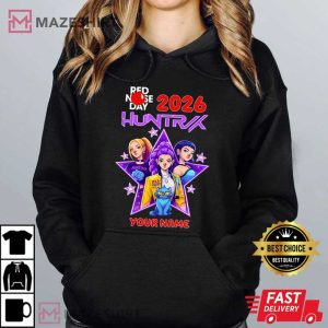 Red Nose Day 2026 Kpop Demon Hunters Custom Name T Shirt (2)