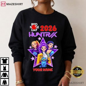 Red Nose Day 2026 Kpop Demon Hunters Custom Name T Shirt (3)
