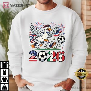 Goose North America Soccer 2026 USA T Shirt (4)
