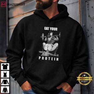 Breakfast Of Champions Eat Your Protein Sarcastic T Shirt (5)