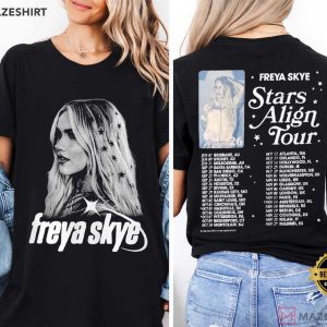Freya Skye Stars Align Tour 2026 Concert Fan Gift T Shirt (2)