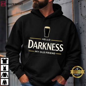 Hello Darkness My Old Friend Irish Beer St Patrick's Day T Shirt (4)