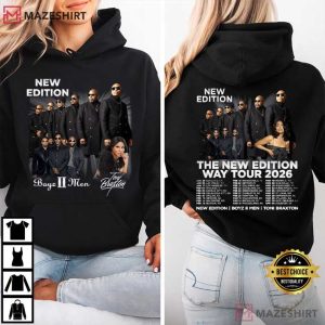 New Edition Way Tour 2026 Boyz II Men Toni Braxton R&B Concert T Shirt (3)