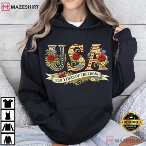 USA 250th Independence Day 4th Of July T Shirt (4)