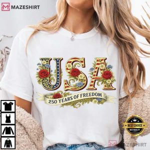 USA 250th Independence Day 4th Of July T Shirt (1)