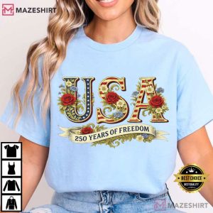 USA 250th Independence Day 4th Of July T Shirt (2)