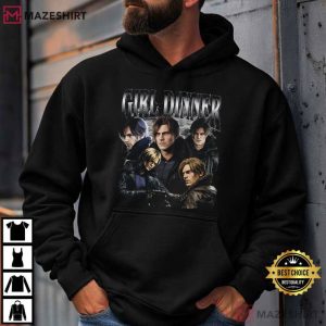 Resident Evil Requiem Leon S Kennedy Girl Dinner Fan T Shirt (3)