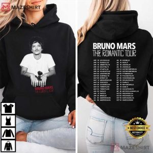 Bruno Mars Romantic Tour 2026 Vintage Pop Music T Shirt (6)